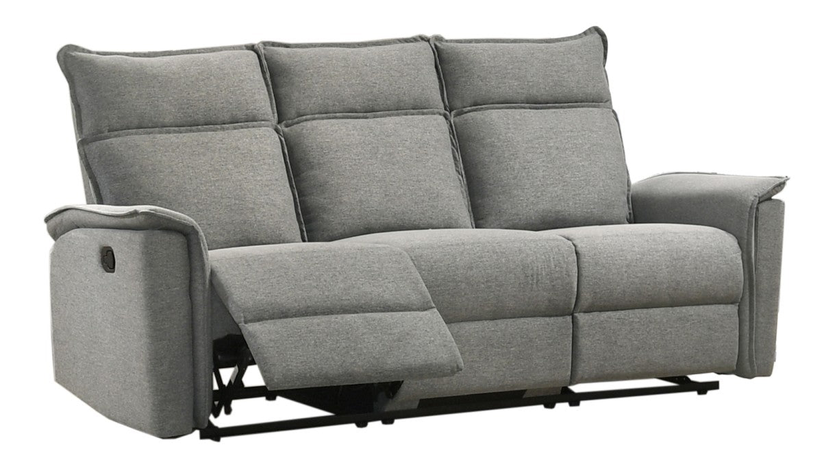 Sahara 3-Piece Recliner Set - Grey - Open Box