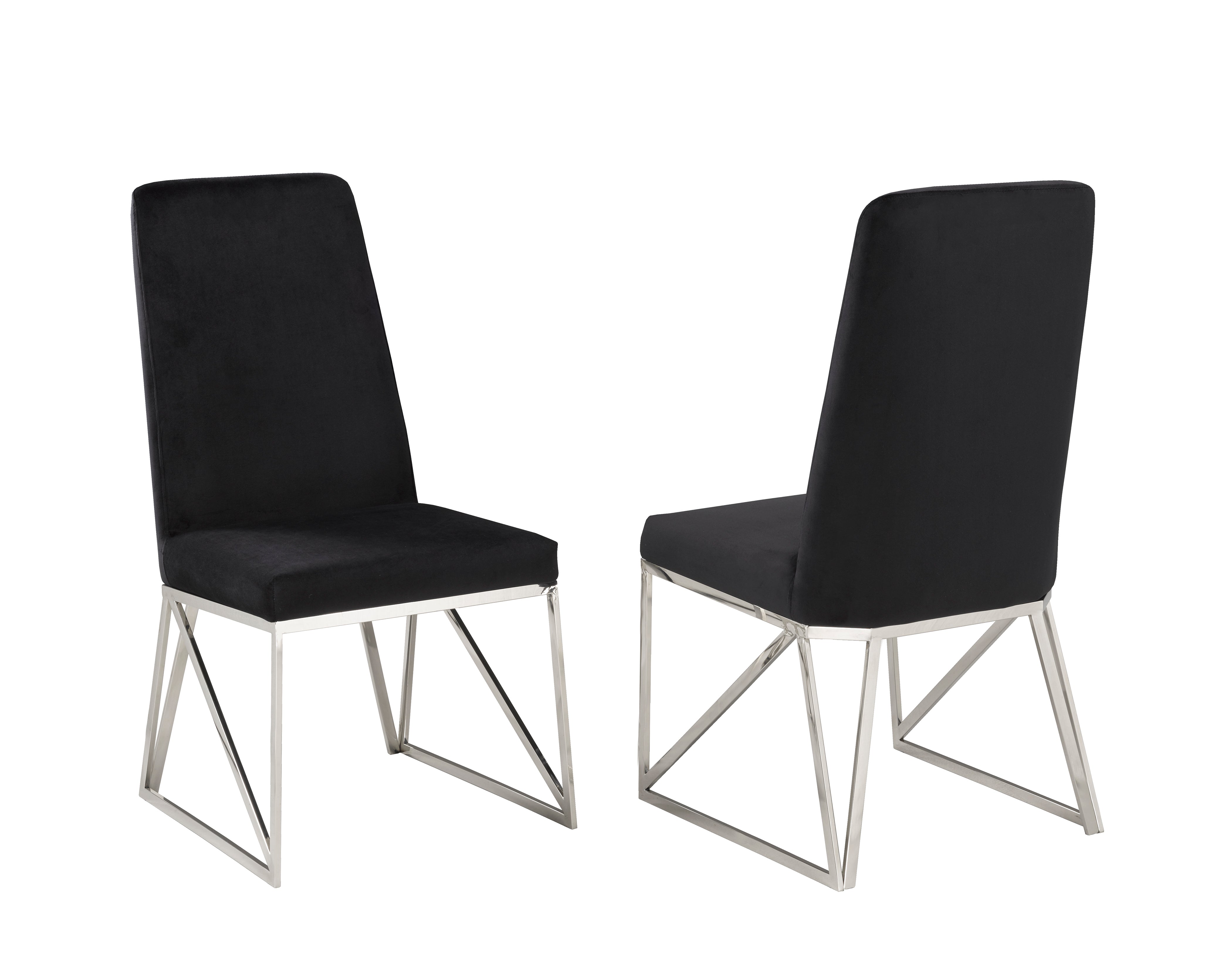 Ariela Velvet Dining Chair (Set of 2) - Open Box