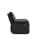 Nelson Leather Power Reclining Loveseat - Black - Open Box