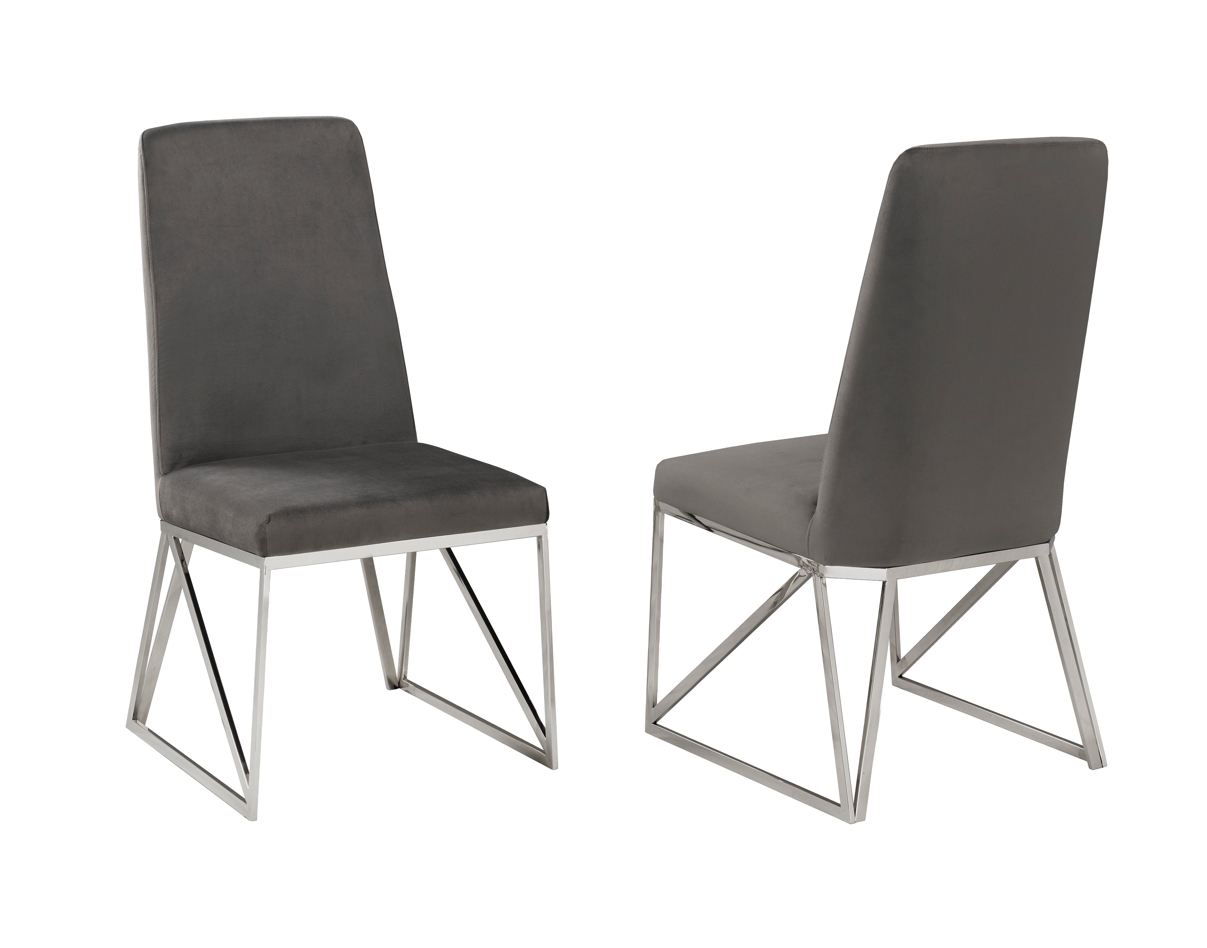 Ariela Velvet Dining Chair (Set of 2) - Open Box