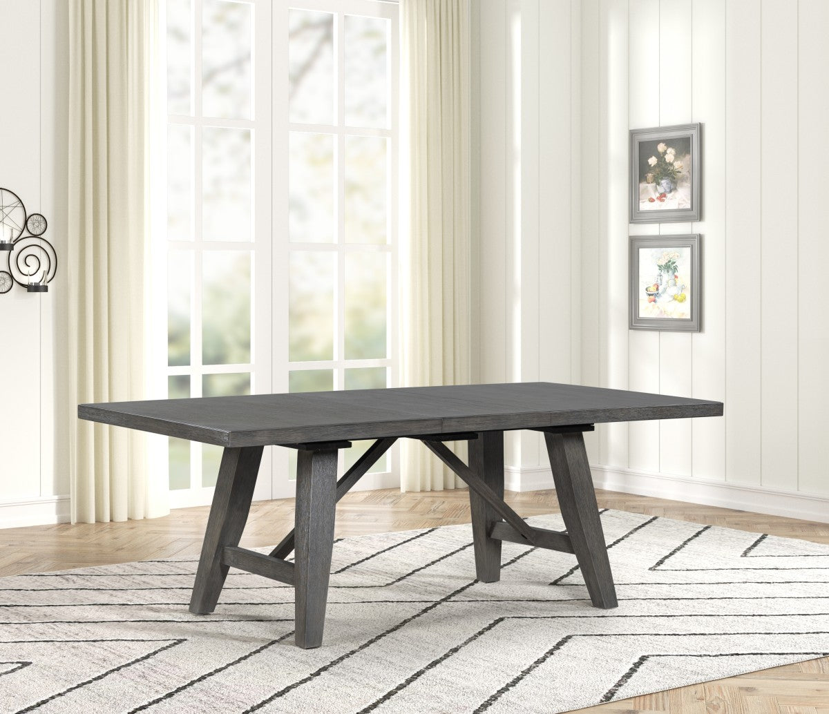 Jordan Extendable Dining Table - Grey - Open Box