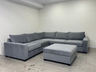 46”D Stanton 2 x 2 Sectional + Storage Ottoman