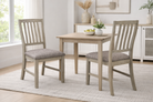 Slat-Back Dining Chair (Set of 2) - Grey - Open Box