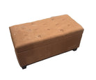 Tufted Storage Ottoman - Brown - Open Box